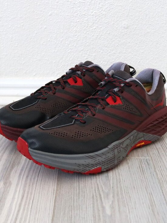 Hoka One One SPEEDGOAT 3 Men\'s Charcoal Trail Running Shoes 1099733 PPRT Size 13 main image 5